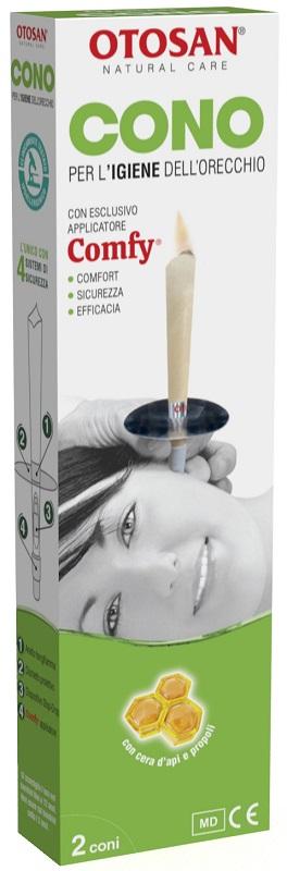 Otosan Cono con Propoli Per L'igiene Delle Orecchie 2 Pezzi