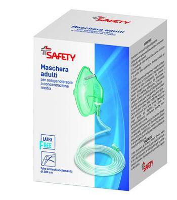 Safety Maschera Per Ossigenoterapia Con Tubo