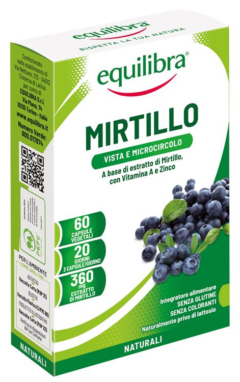 Integratore di Mirtillo - 60 Perle per Supporto della Vista