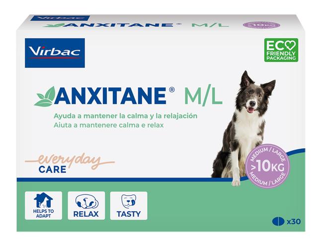 Virbac Anxitane M/l Supplemento Nutrizionale Scatola 30 Compresse Appetibili