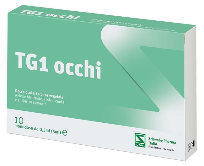 Schwabe TG 1 Occhi Gocce Per Secchezza E Irritazione Oculare 10 Monodose 0,5 ml