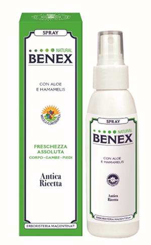 Erboristeria Magentina Benex Spray Corpo Detergente Rinfrescante 100 ml