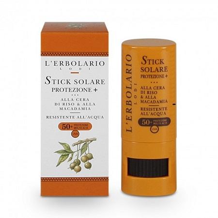 L'erbolario Stick Solare Viso Protezione Molto Alta Viso Decolleté Spf50+ 8ml