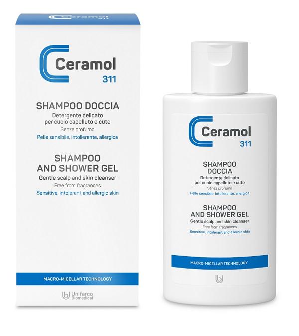 Ceramol 311 Shampoodoccia Detergente Corpo e Capelli per Pelli Sensibili 200 ml