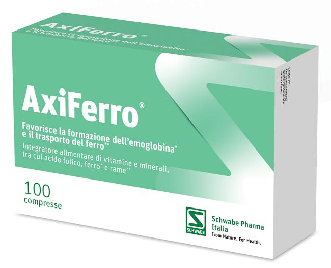 Pegaso Linea Vitamine Minerali AxiFerro Integratore Alimentare 100 Compresse