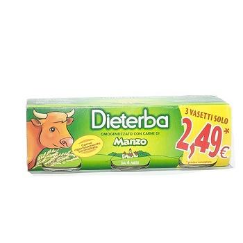 Dieterba Omogeneizzato Manzo 3x80g