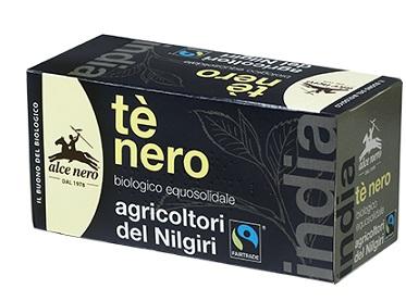Tè Nero in Filtri Biologico Fairtrade Alce Nero 20 Bustine