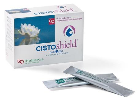 Cistoshield Integratore con Stick Monodose per Vie Urinarie 16 Stick
