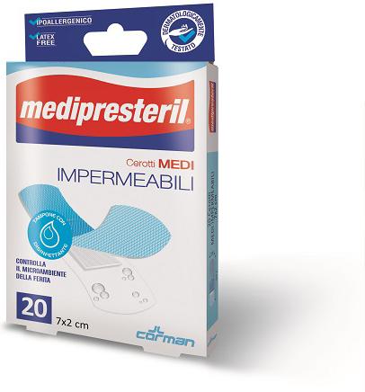 Medipresteril 20 Cerotti Grandi Impermeabili 7x3cm