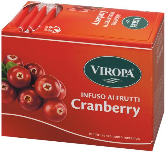 Viropa Cranberry Bio Infuso ai Frutti Rossi 15 Bustine
