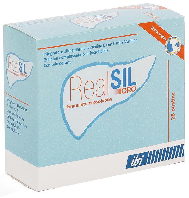 IBI Linea Salute e Benessere Fegato Realsil Oro Integratore Alimentare 28 Buste