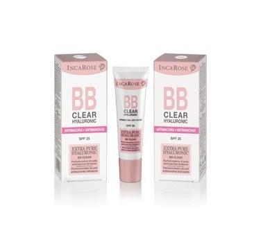 Incarose BB Crema Clear con Acido Ialuronico Medio SPF25 30 ml