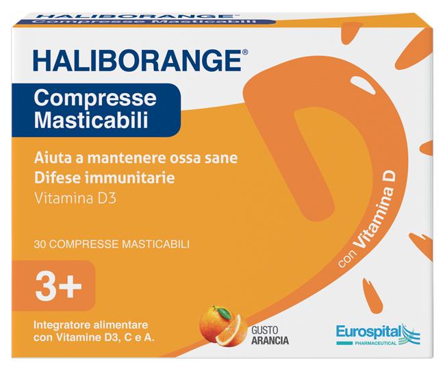 Eurospital Linea Vitamine Minerali Haliborange Integratore 30 Compresse Masticab
