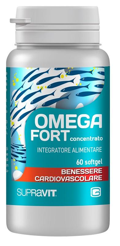 Supravit Omega Fort Integratore di Omega 3 e 6 60 Capsule