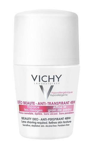 Vichy Deodorante Bellezza Anti-traspirante 48h Ipoallergenico Roll-on 50 ml