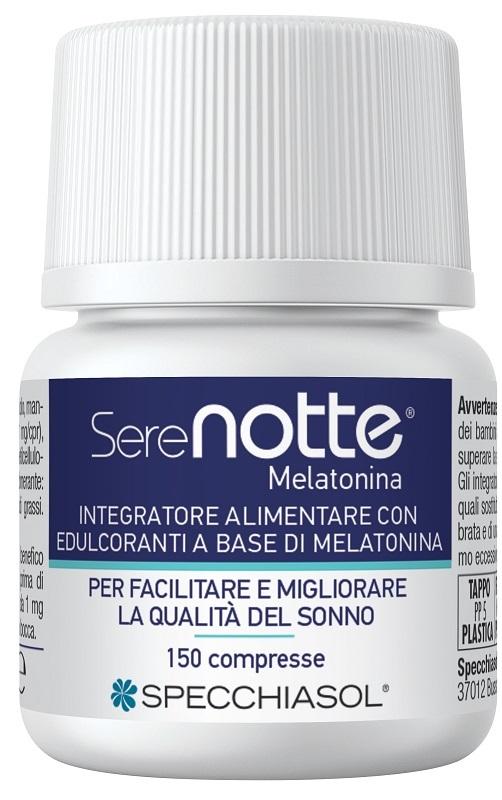Specchiasol Melatonina 1 mg Integratore per Favorire il Sonno 150 Compresse