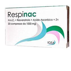 Respinac Integratore per Apparato Respiratorio 20 Compresse 1000mg