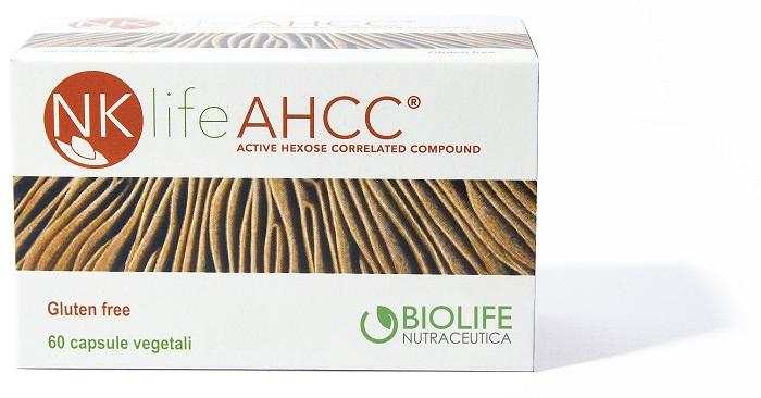 NK Life AHCC Integratore Difese Organismo 60 Capsule