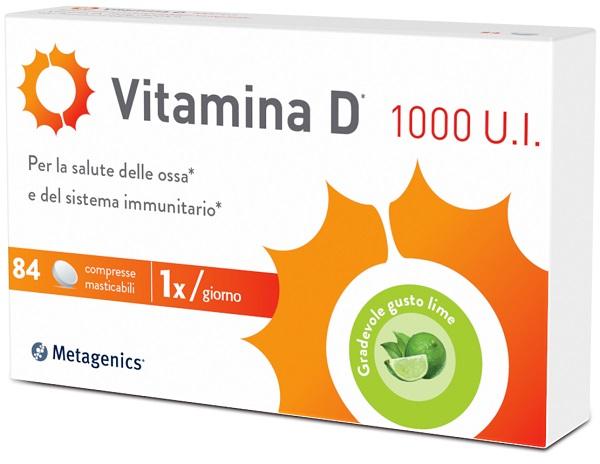 Metagenics Belgium Bvba Vitamina D 1000 Ui 84 Compresse
