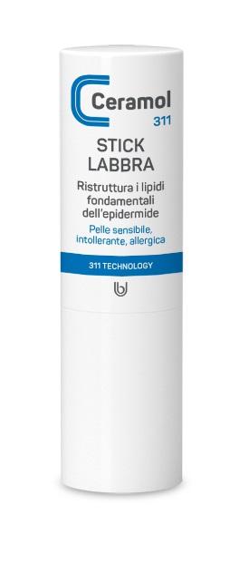 Ceramol Stick Labbra Lenitivo per Pelli Molto Sensibili 4,5 G