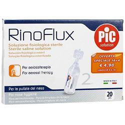 Pic Rinoflux Soluzione Fisiologica Per Aerosol 20 Flaconcini