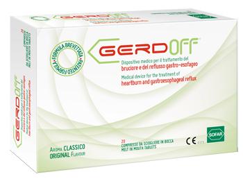 Gerdoff Trattamento per il Reflusso Gastroesofageo 20 Compresse