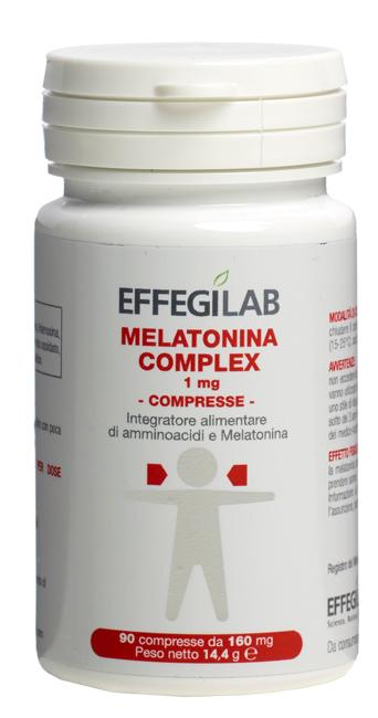 Effegilab Melatonina Complex 1mg 90 Compresse
