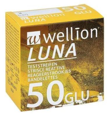 Wellion Luna Strisce per Glicemia 50 Pezzi