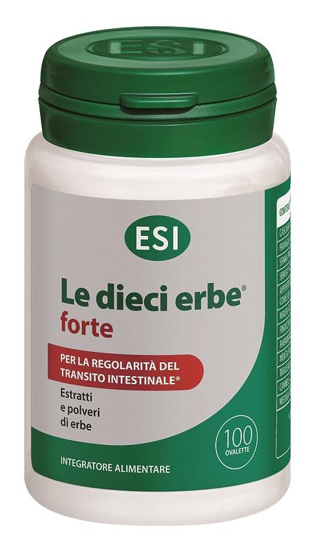 Esi Le Dieci Erbe+Forte Integratore per il Transito Intestinale 100 Ovalette