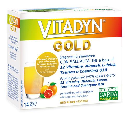 Vitadyn Gold Integratore Alimentare di Vitamine e Minerali 14 Bustine