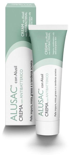 Skinius Alusac Crema antibatterica contro le impurità viso e corpo 30 ml