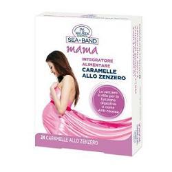 P6 Nausea Contr Seaband Mama Integratore allo Zenzero per la Nausea 24 caramelle