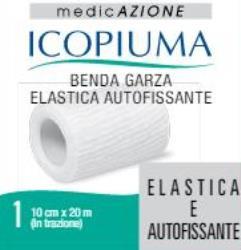Icopiuma Benda Garza Elastica Autofissante 10 cm X 20 mt