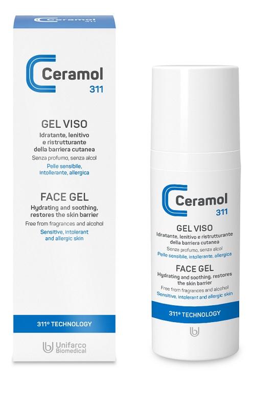 Ceramol 311 Gel Viso Idratante Lenitivo e Antiossidante 50 ml