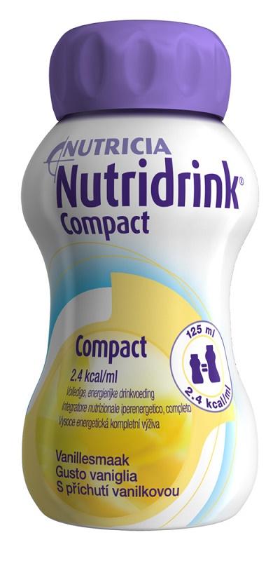 Nutridrink Compact Integratore Nutrizionale Gusto Vaniglia 4x125 ml