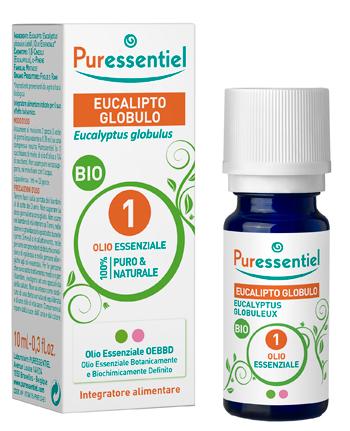 Puressentiel Eucalipto Globulo Olio Essenziale Bio 10ml