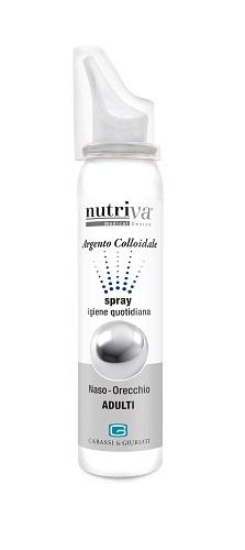 Nutriva Argento Colloidale Naso e Orecchie Adulti 100 ml