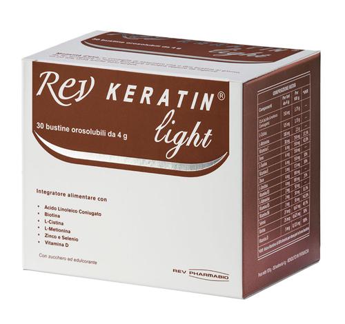 Rev Pharmabio Keratin Light Integratore Contro la Caduta dei Capelli 30 Buste