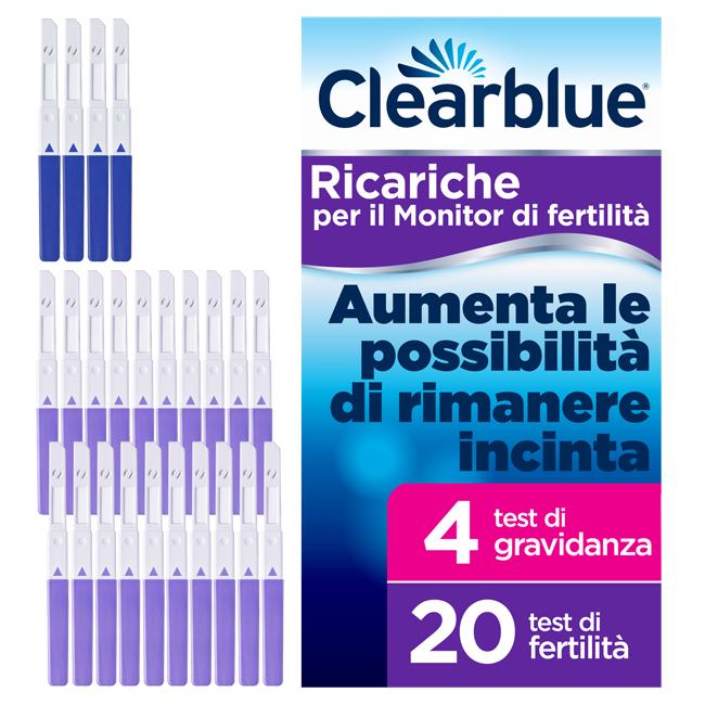 Clearblue Advanced Test di Ricambio per Monitor di Fertilità 20 Test di F