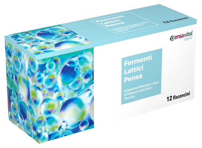 Pensa Pharma Fermenti Lattici Vitamina B Integratore 12 Flaconcini 7 ml