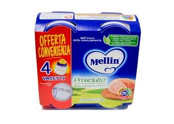 Mellin Omogeneizzato di Prosciutto 4 x 80 g