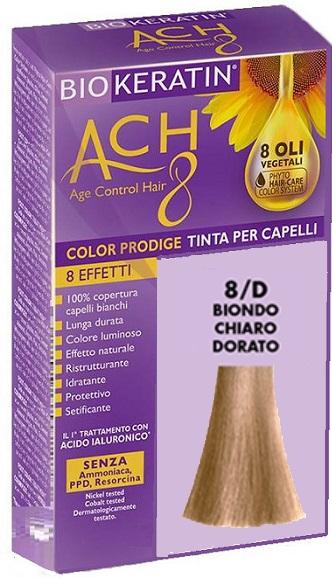 Biokeratin Ach8 Tinta Per Capelli Biondo Chiaro Dorato 8/D