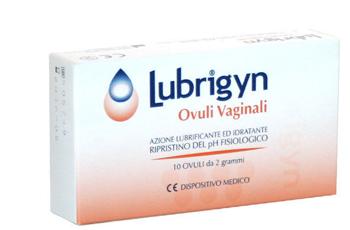Lubrigyn Ovuli Vaginali Idratanti Lenitivi e Lubrificanti 10 Pezzi da 2 g