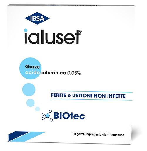 Ialuset Garze Sterili Impregnate 10x10 cm 10 Pezzi