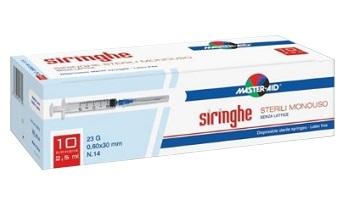 Siringa Per Venipuntura Master-aid 10 ml Gauge 21 10 pezzi