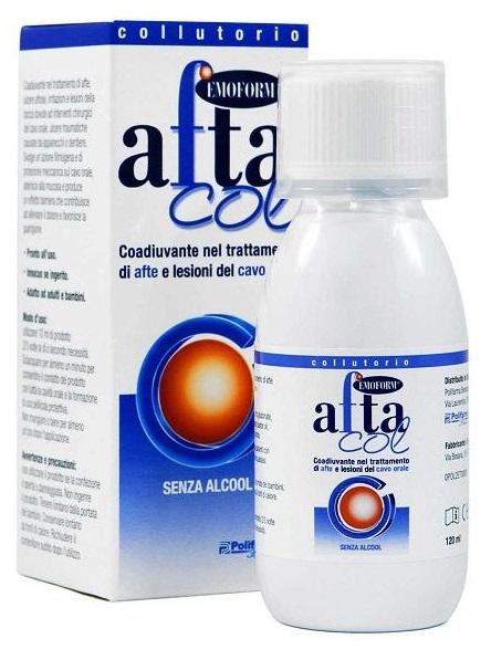 Polifarma Linea Igiene Dentale Quotidiana Emoform Aftacol Collutorio 120 ml