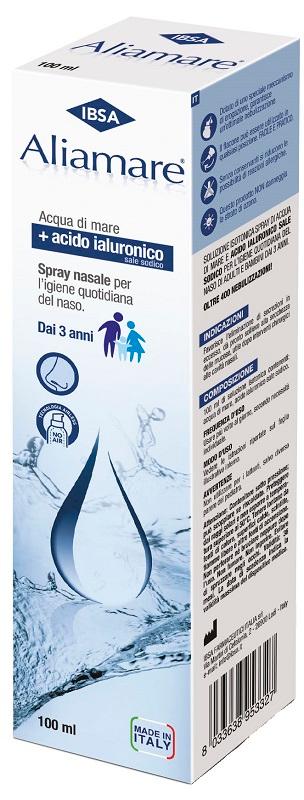 Aliamare Spray Acqua di Mare Isotonico Igiene Nasale 100 ml