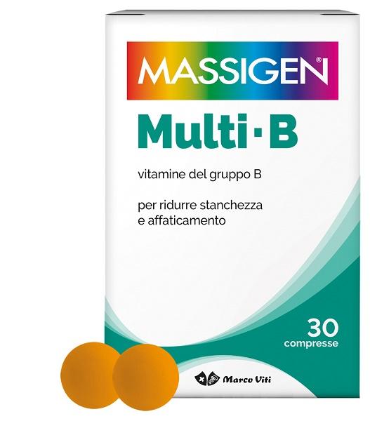 Massigen Dailyvit+ Multi B Integratore di Vitamine del Gruppo B 30 Compresse