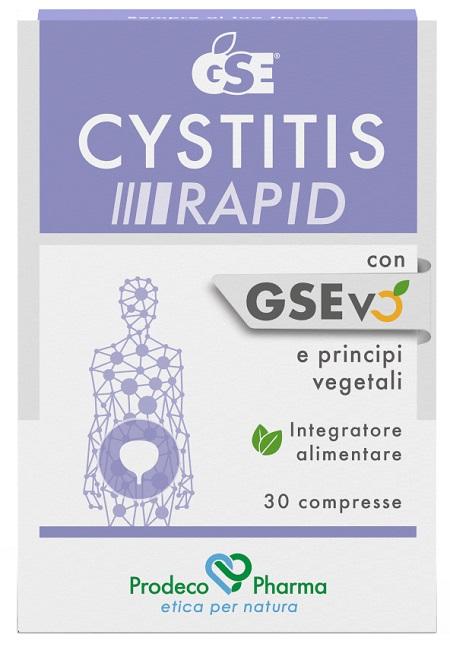 Gse Cystitis Rapid Integratore per l'Apparato Urinario 30 Compresse