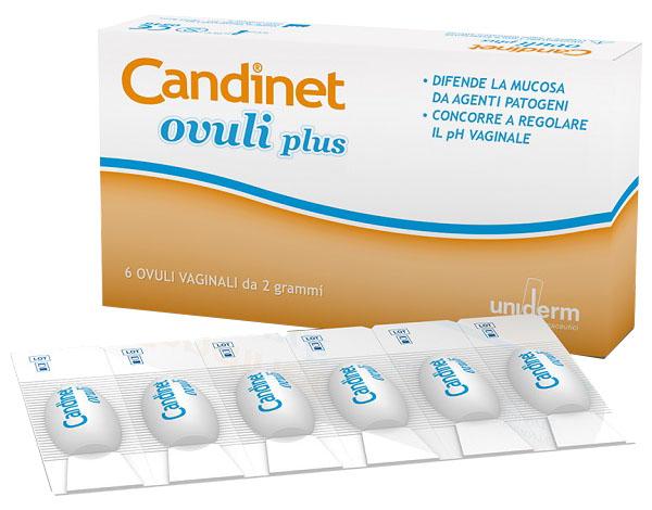 Candinet 6 Ovuli Vaginali con Azione Acidificante e Riequilibrante da 2 g